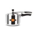 Orange Stainless Steel 3 Litre Pressure Cooker T2574