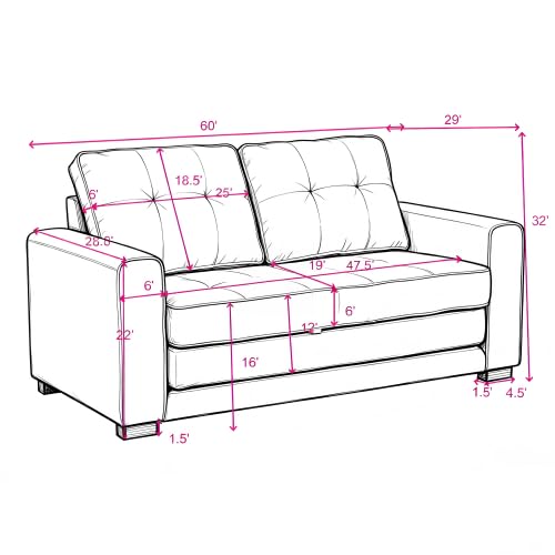 Convertible Futon Sofa Bed T438