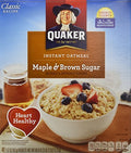 Instant Oatmeal Maple Brown Sugar 40 Count 3 Pack R43163