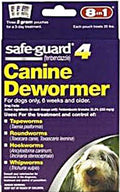 4 Canine Dewormer for Medium Dogs 2 g 3 Pouches O112888