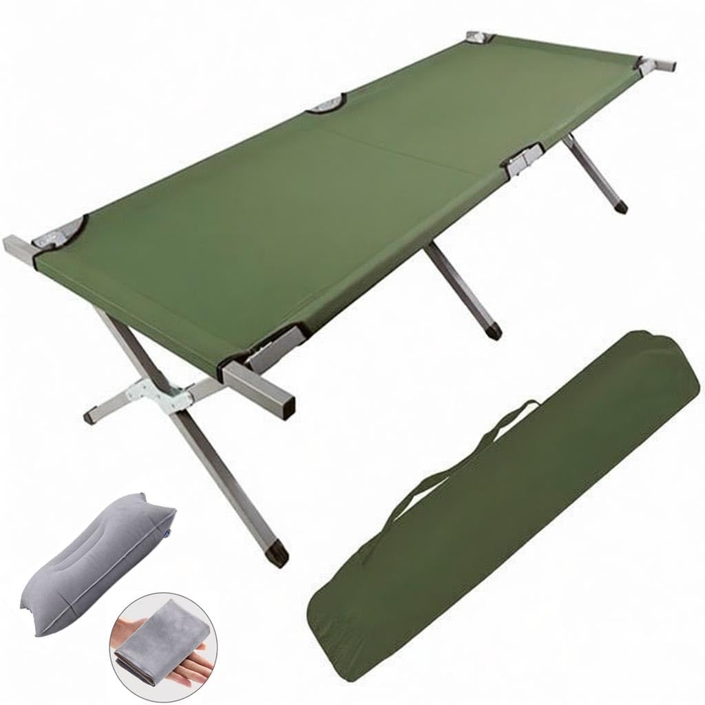 Folding Camping Cot with Carry Bag E520805