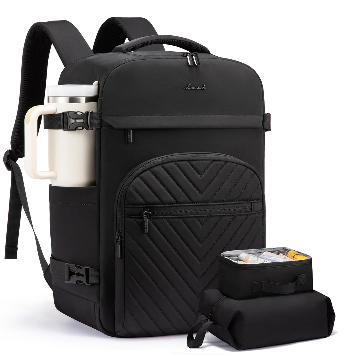 40L Waterproof Travel Backpack with 2 Cubes H27196