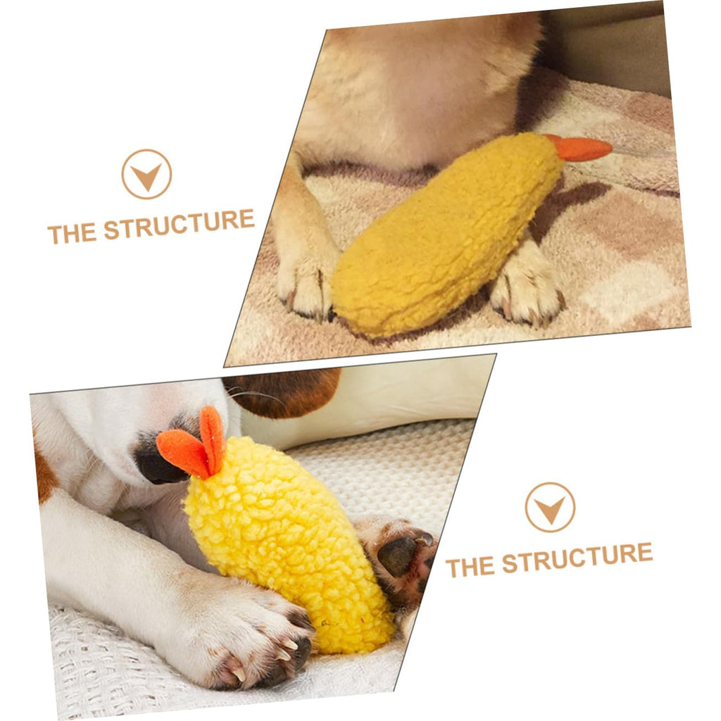 2 Pack Plush Squeaky Dog Toy I825354