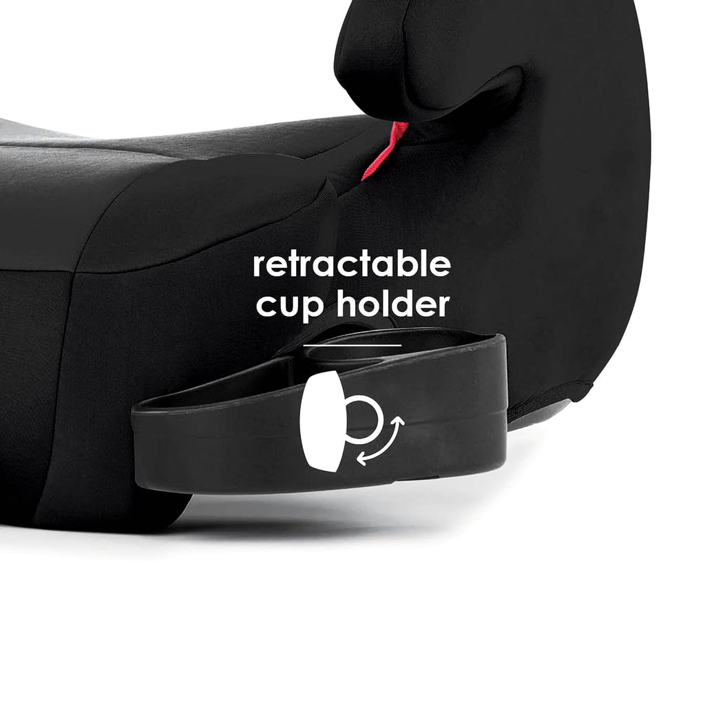 Black Backless Belt-Positioning Booster Car Seat B635