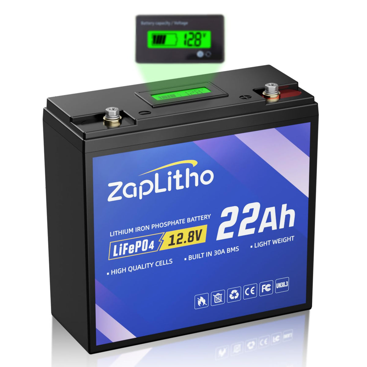 12V 22Ah LiFePO4 Lithium Battery P677773