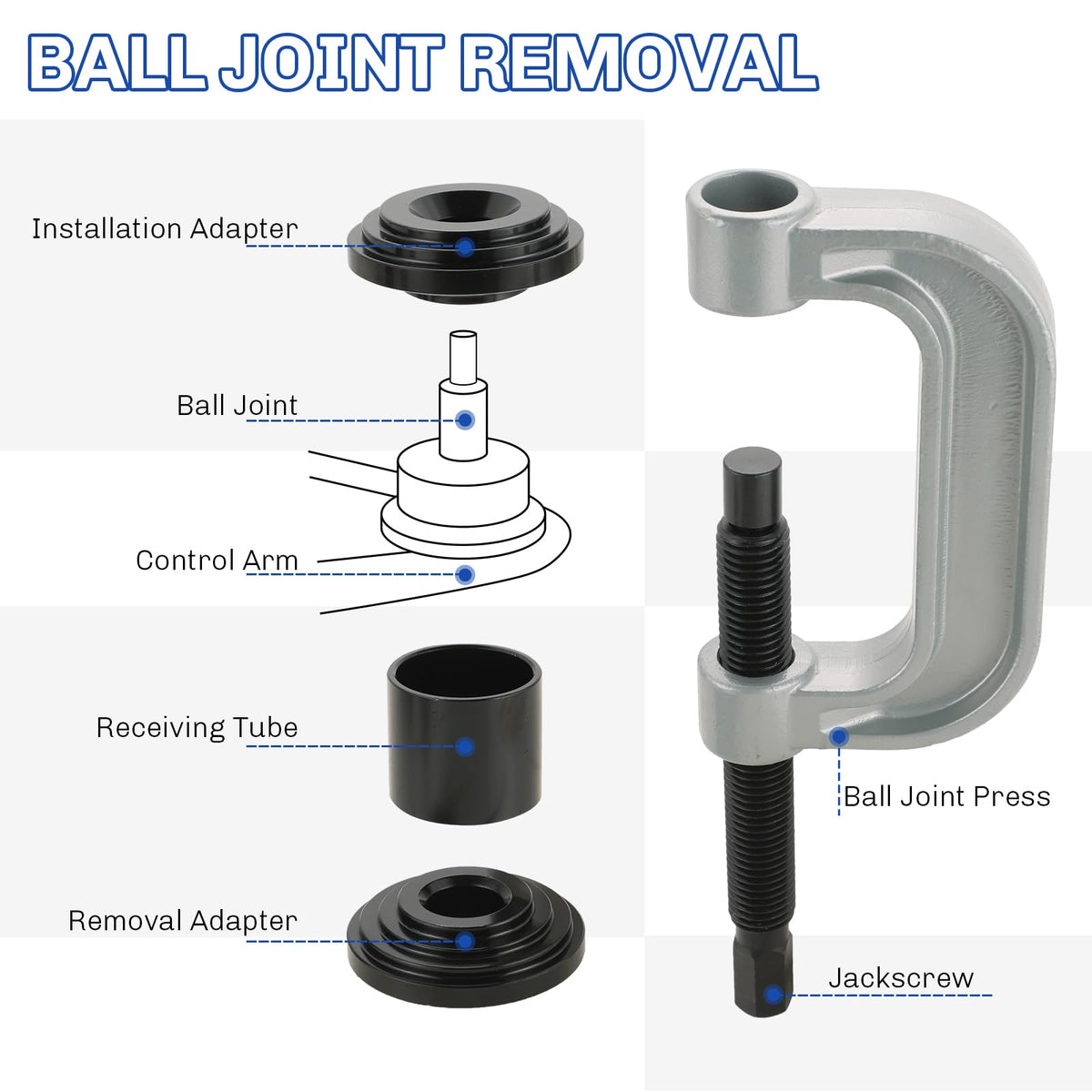 Ball Joint Press and U Joint Removal Tool Kit C3645