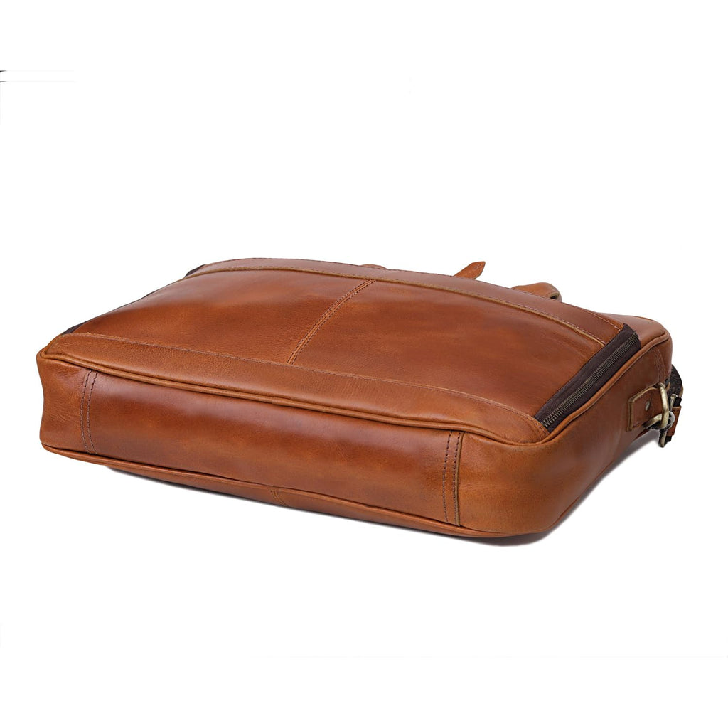 Leather Briefcase Bag E344