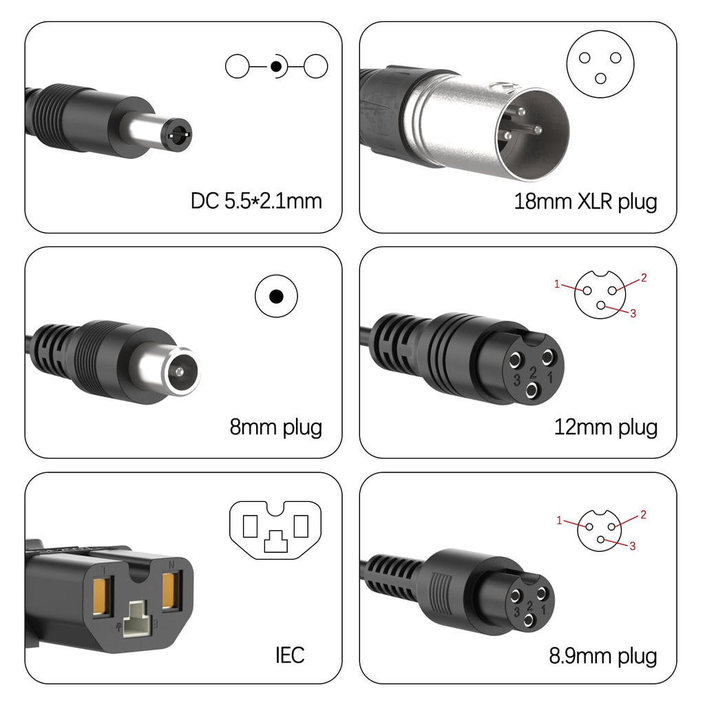 42V 2A Electric Scooter Charger J58898