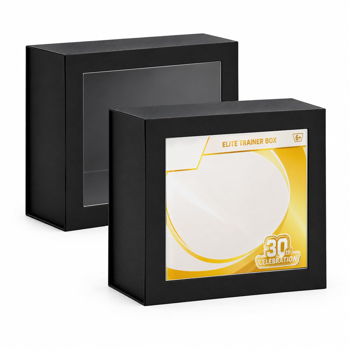 Black Cardboard Magnetic Display Box 4 Pack I82570