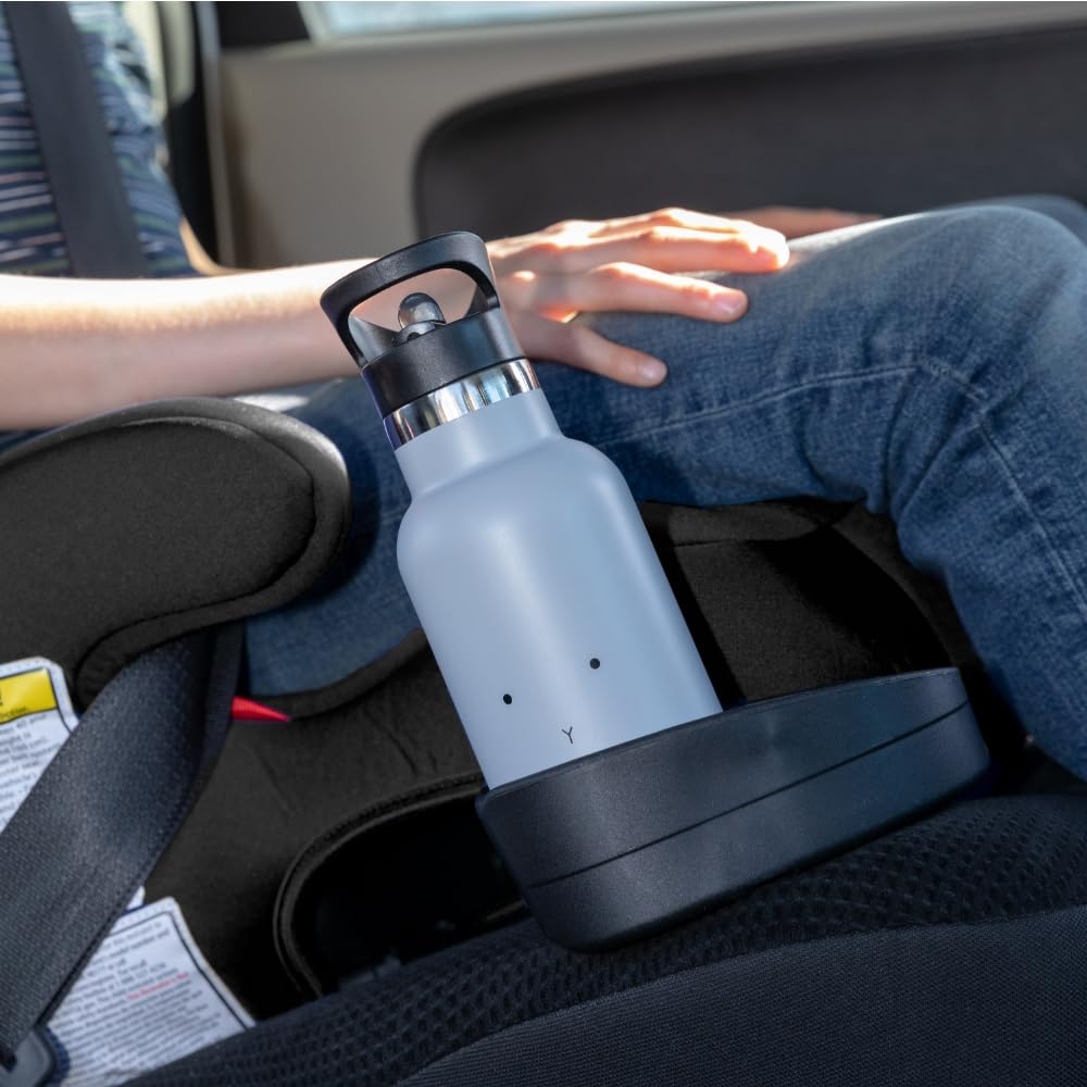 Black Backless Belt-Positioning Booster Car Seat B635