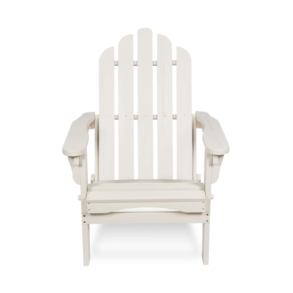 Eggshell White Wooden Outdoor Folding Chair C25283