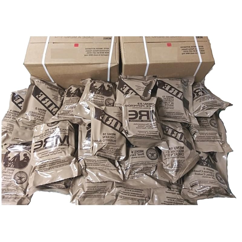 MRE Meals Ready to Eat A and B Cases with Heater R875145