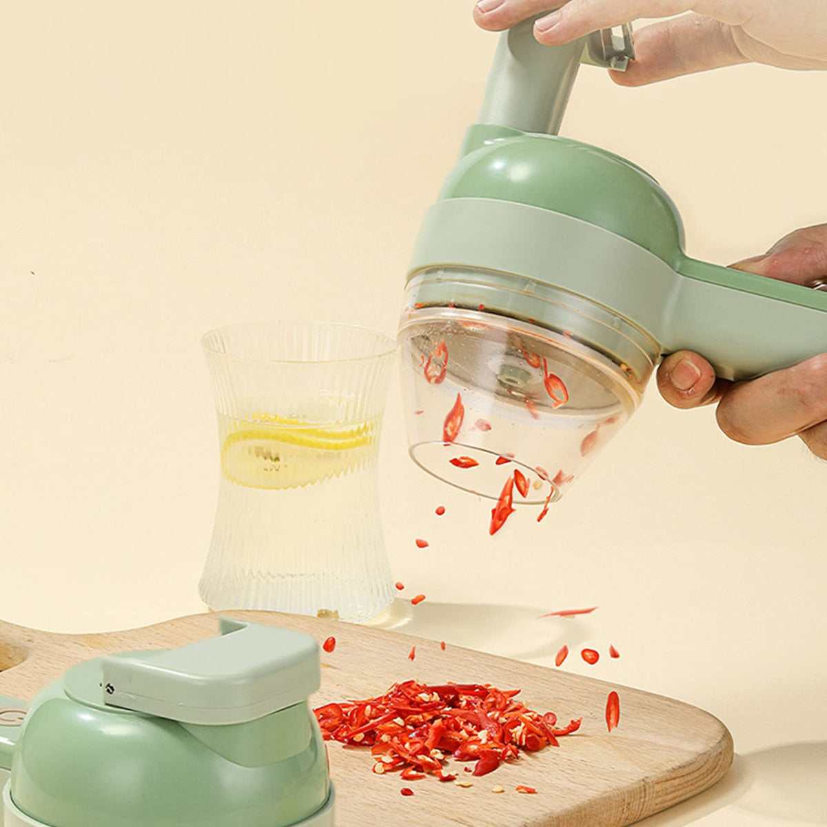 4 In 1 Cordless Electric Vegetable Cutter G6706