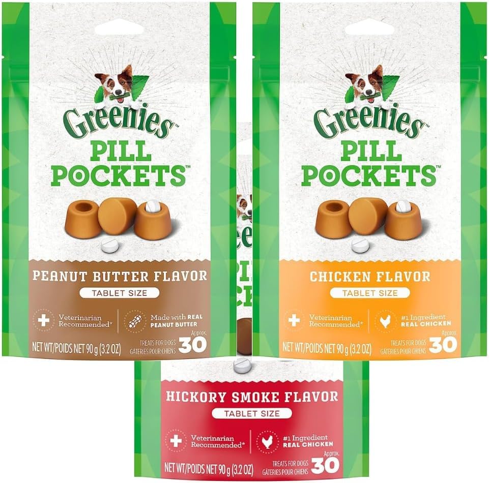 Flavored Dog Treats 90 Tablets 3 Pack A129
