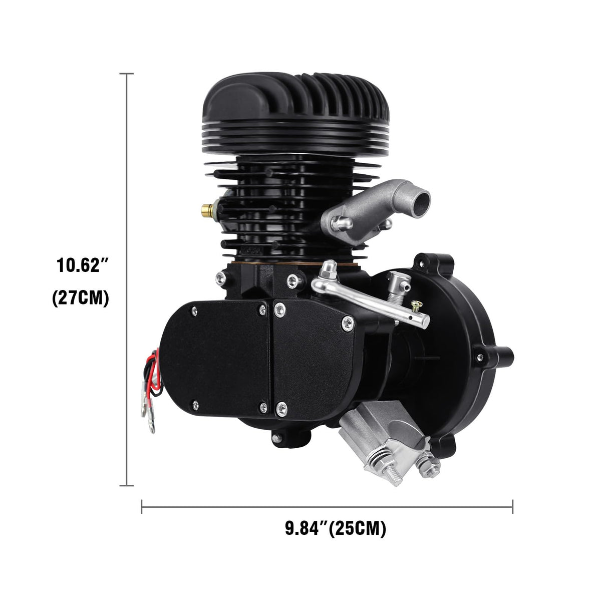 2 Stroke 100cc Bicycle Gasoline Engine Kit Black B167059