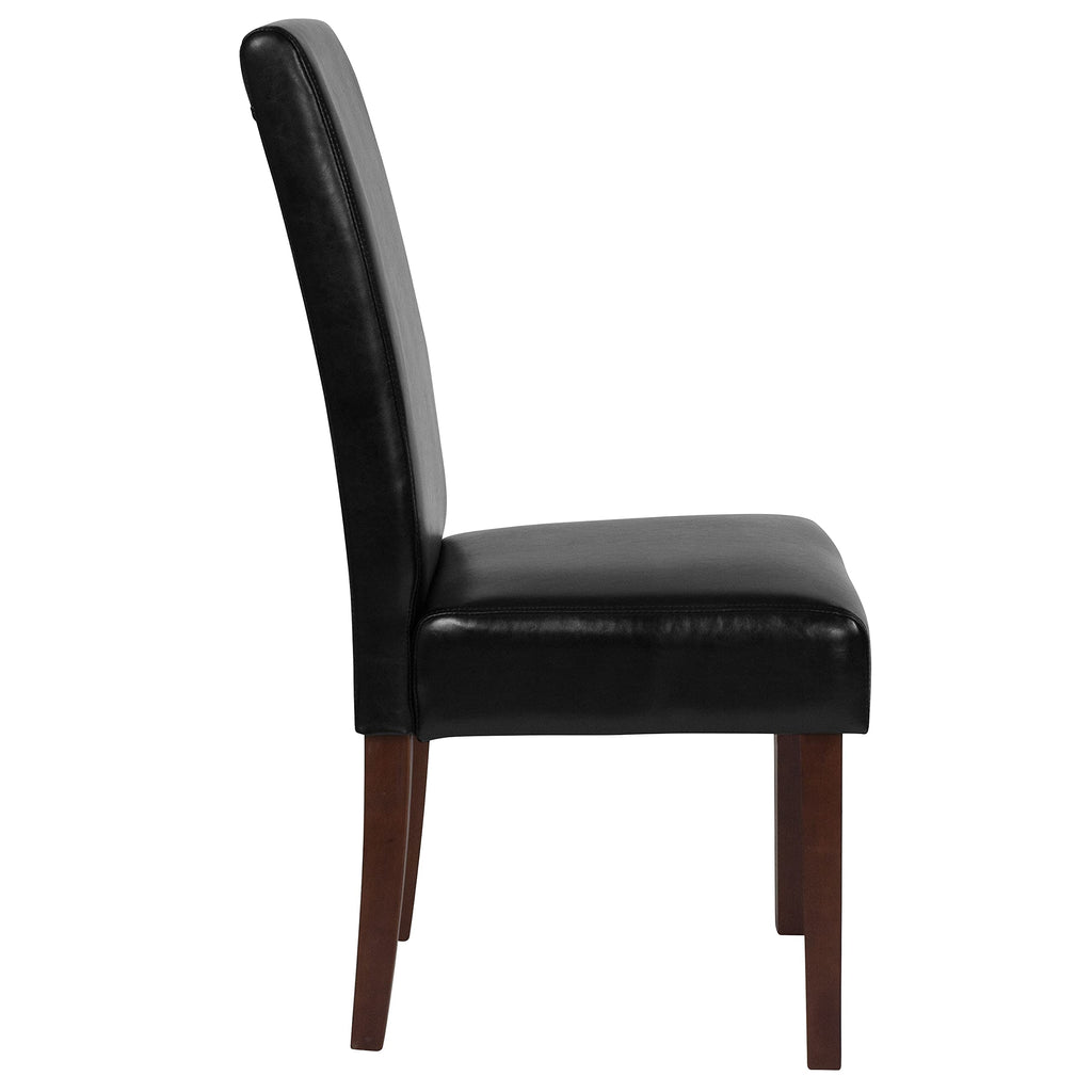 Black Faux Leather Parsons Chair 4-Pack G2063