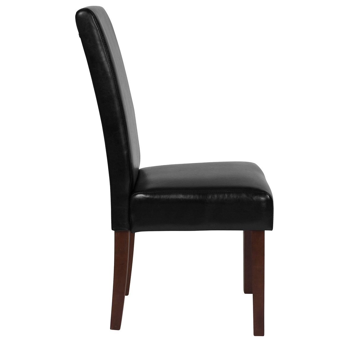 Black Faux Leather Parsons Chair 4-Pack G2063