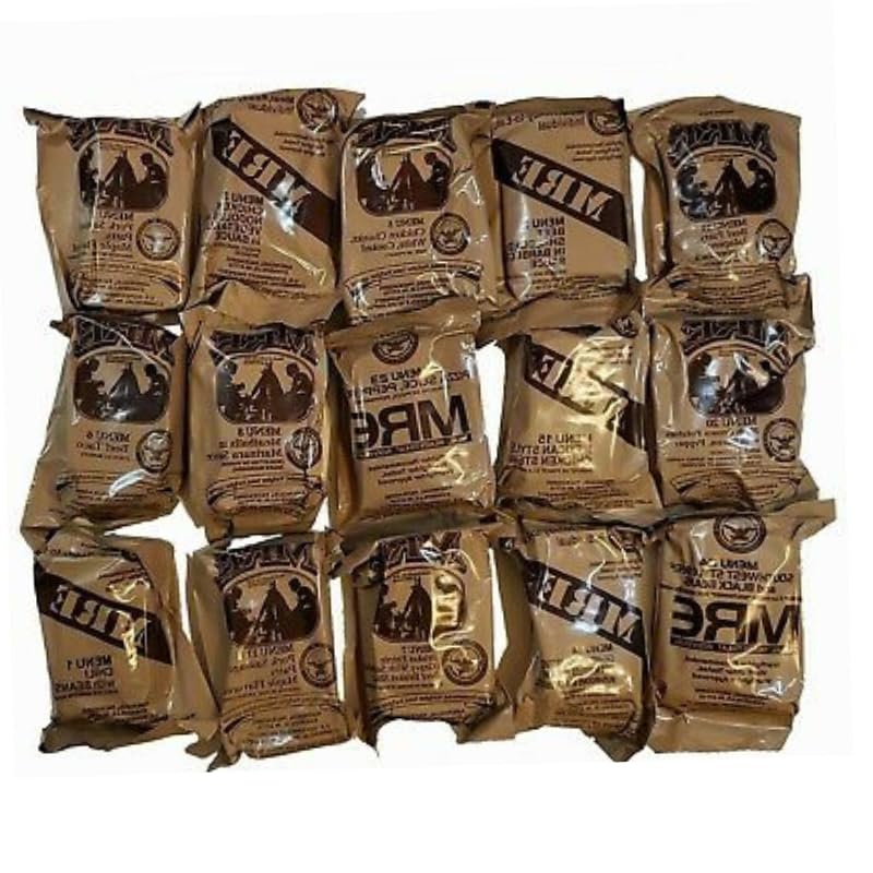 MRE Meals Ready to Eat A and B Cases with Heater R875145