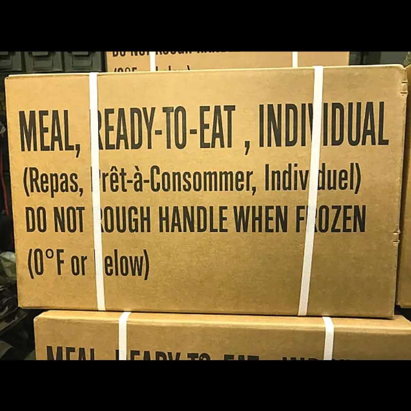 MRE Meals Ready to Eat A and B Cases with Heater R875145