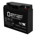 12 Volt 22 AH Rechargeable SLA AGM Battery I99233