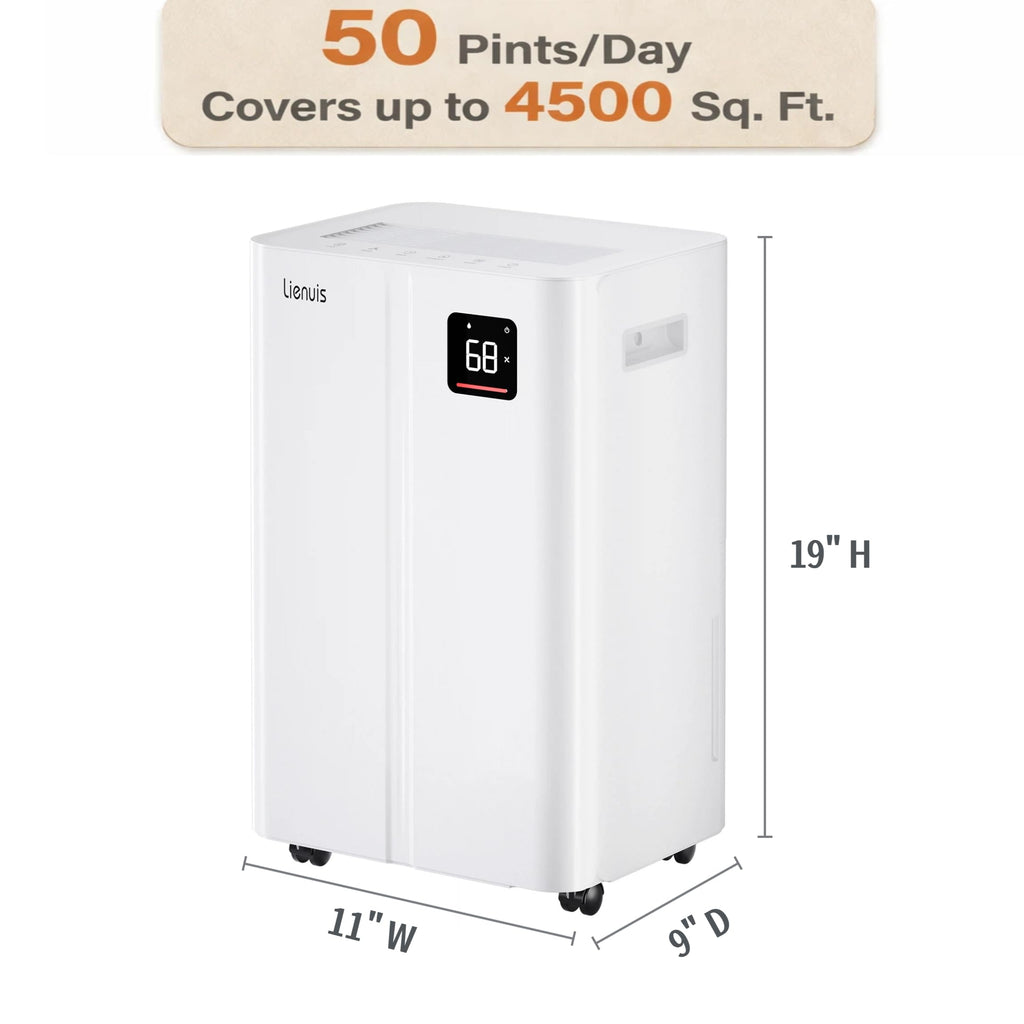 50 Pint Dehumidifier with Continuous Drain B5205