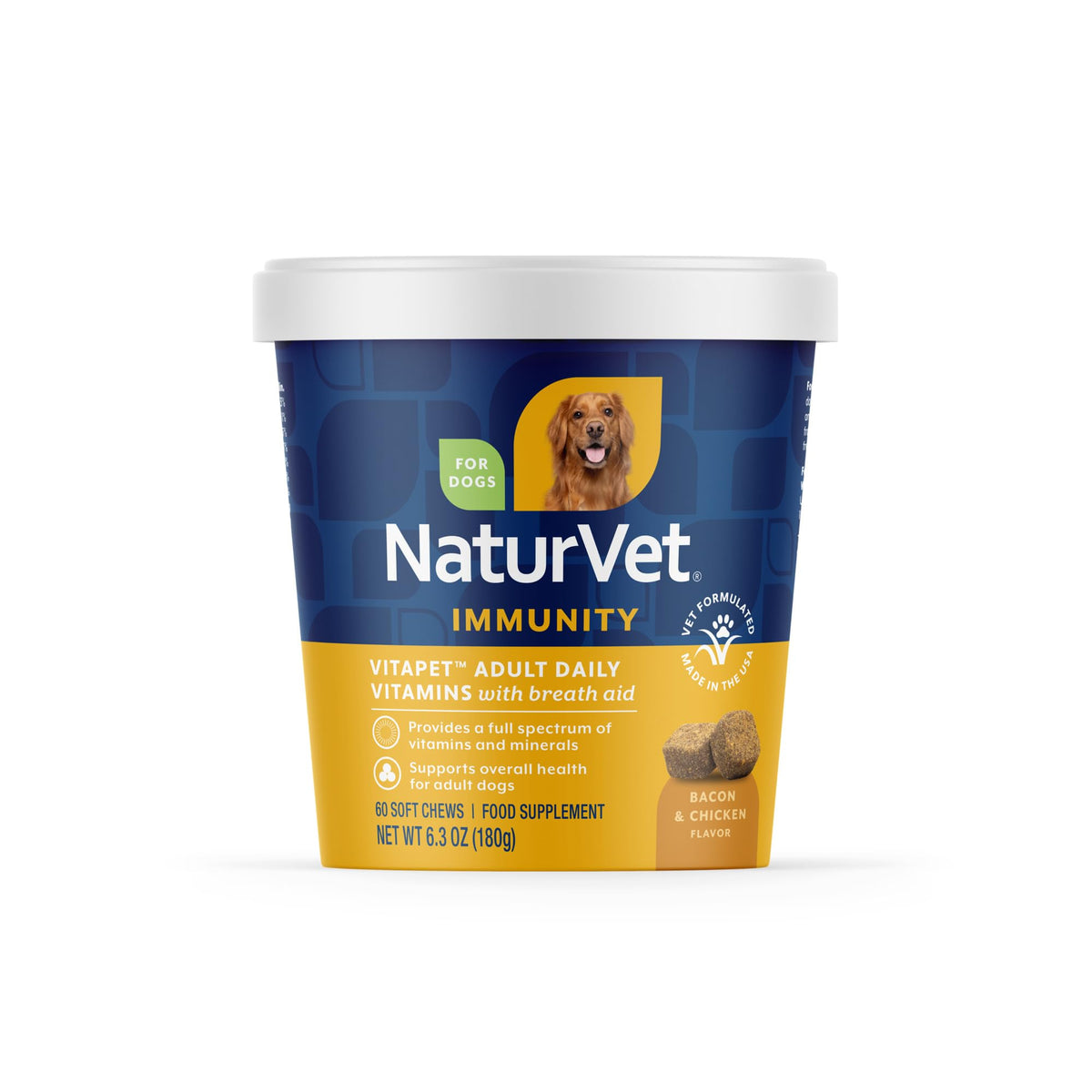 Adult Daily Vitamins with Breath Aid for Dogs 60 Ct P78390