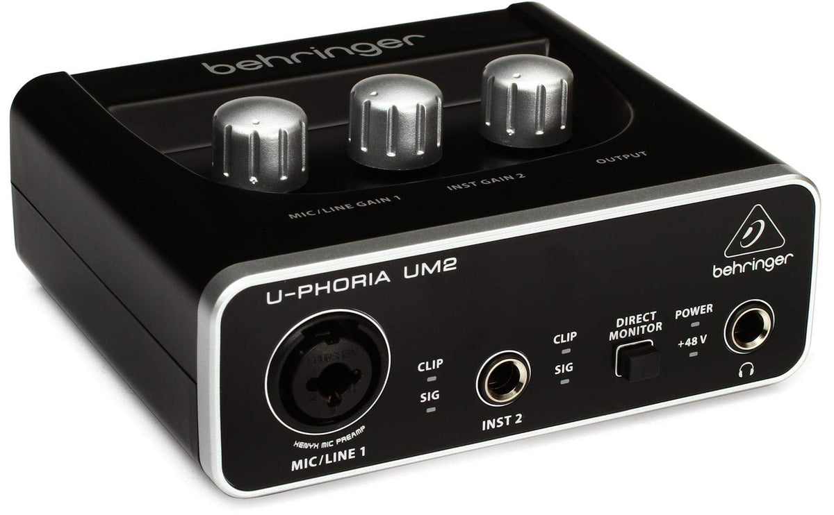 2x2 USB Audio Interface with Mic Preamplifier J8562