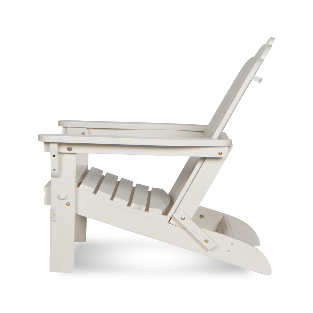 Eggshell White Wooden Outdoor Folding Chair C25283
