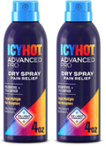 Pain Relief Dry Spray 4 oz with Menthol & Camphor Pack of 2 K34664
