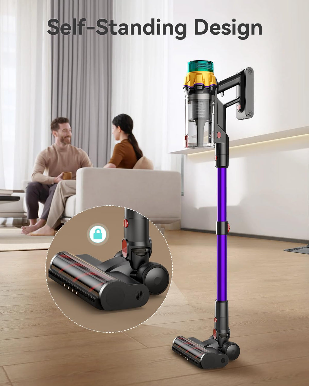 Cordless Stick Vacuum Cleaner 650W 60KPA E149