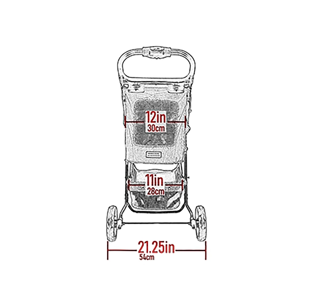 3 Wheel Pet Stroller M43784