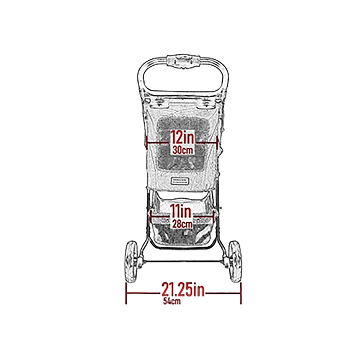 3 Wheel Pet Stroller M43784