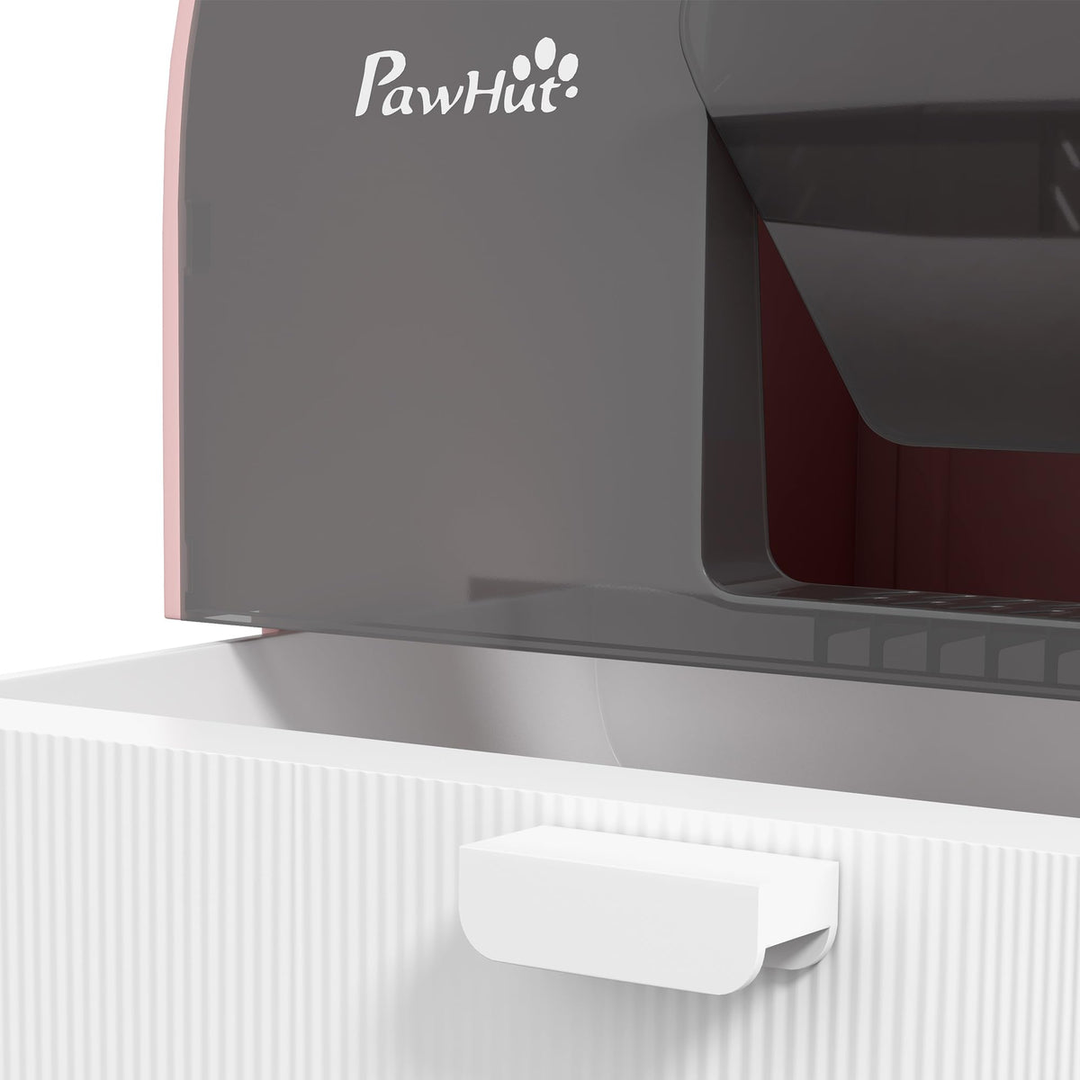 Pink Covered Cat Litter Box with Scoop G413