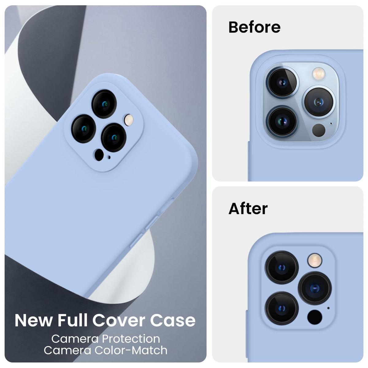 Light Blue iPhone 13 Pro Max Case V966