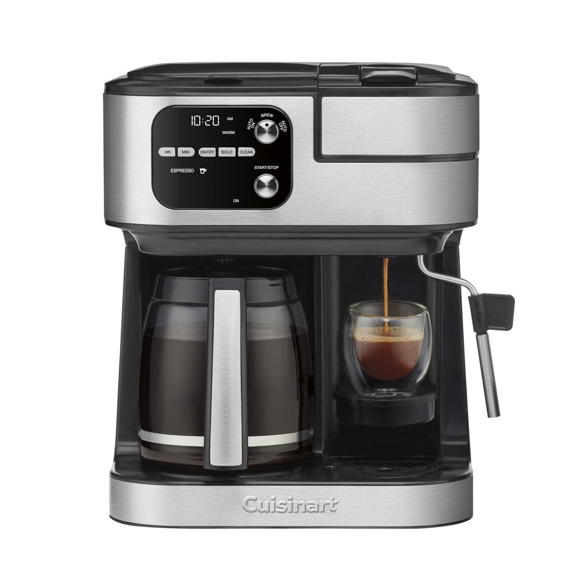 4-in-1 Coffee Maker with Three Brewing Sizes, Black A553161