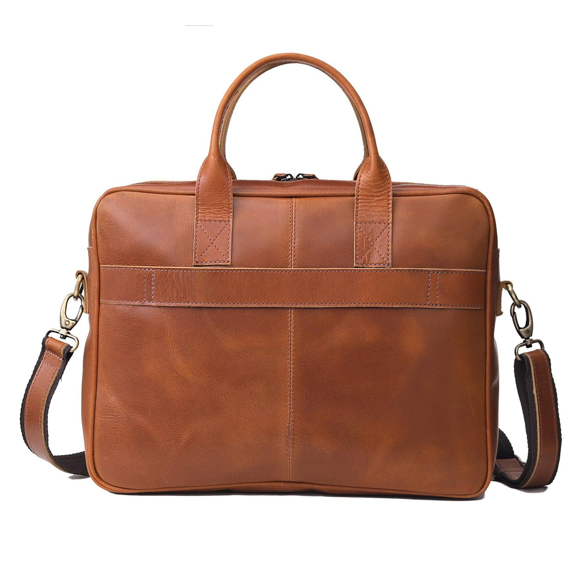 Leather Briefcase Bag E344
