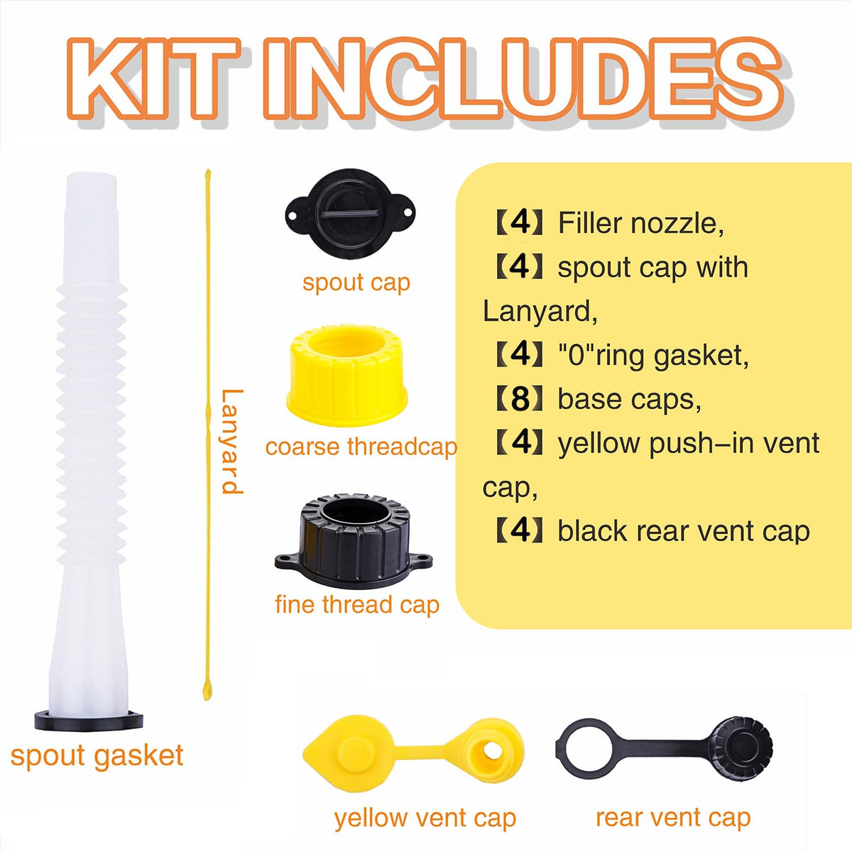 Gas Can Spouts Flexible Pour Nozzle D10895