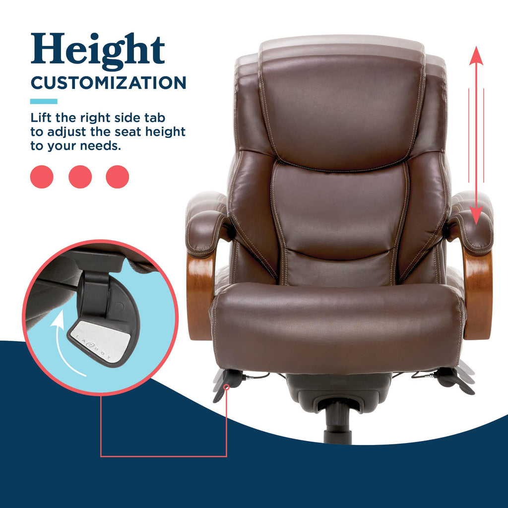 Big and Tall Leather Executive Office Chair M484
