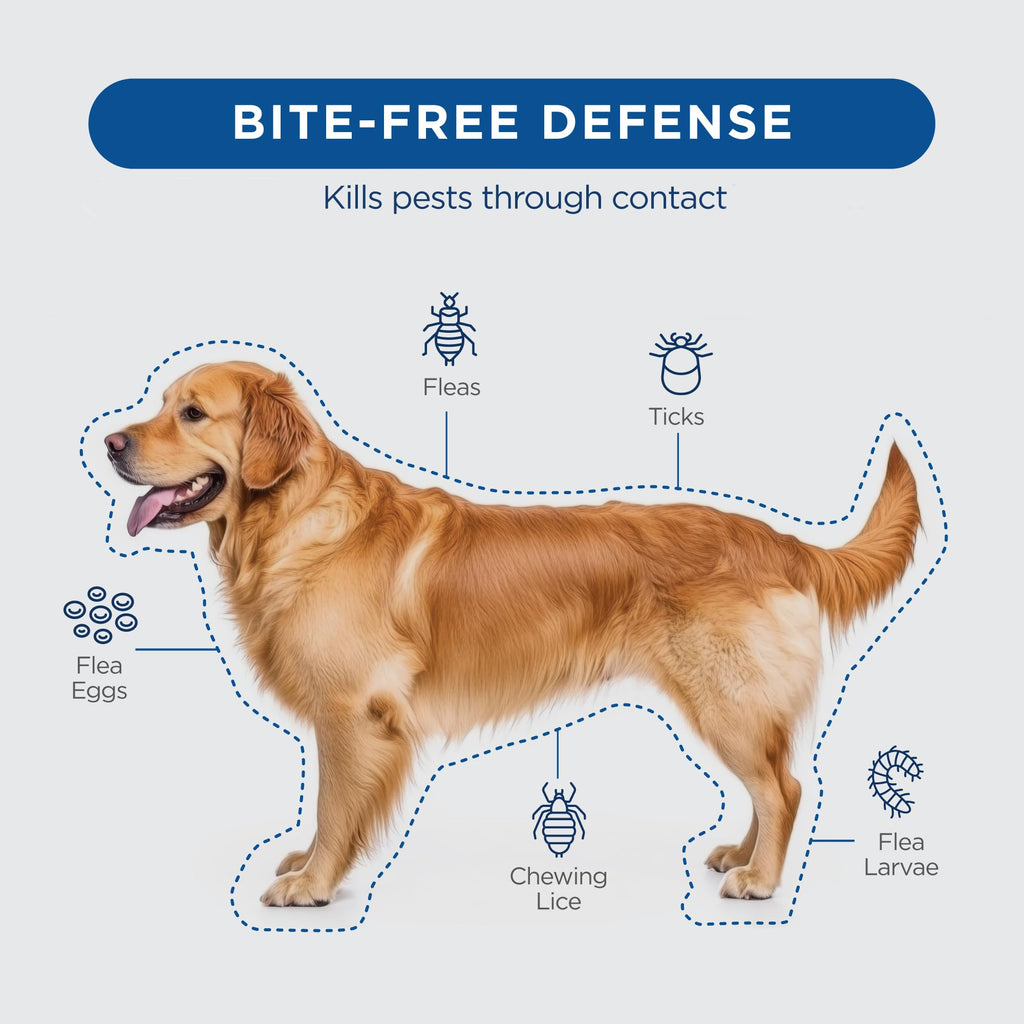 Flea and Tick Prevention for Dogs 23-44 lbs 3 Month Supply G7481