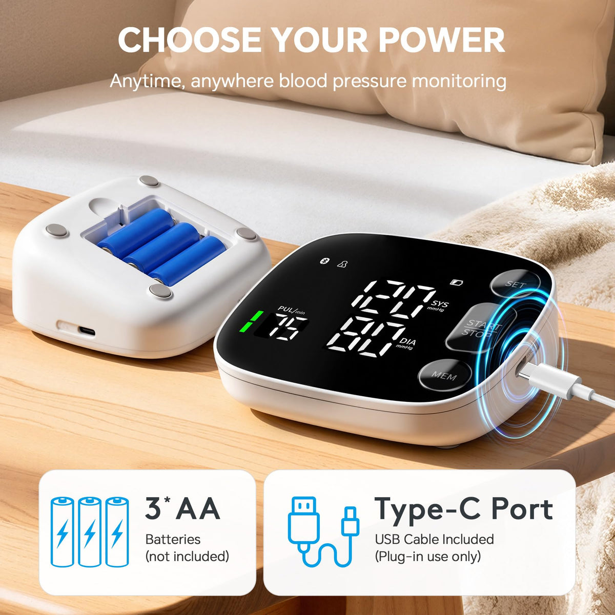 Blood Pressure Monitor Bluetooth Upper Arm P60053