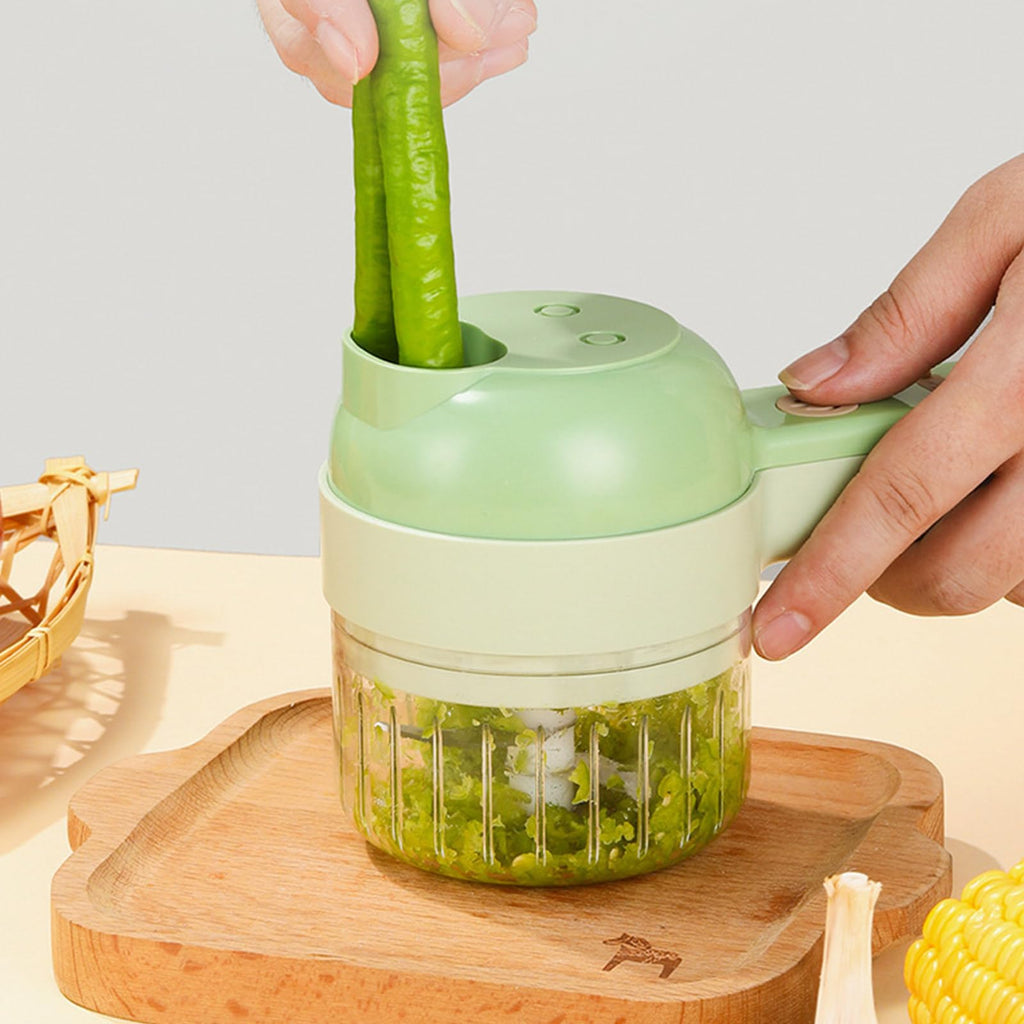 4 In 1 Cordless Electric Vegetable Cutter G6706