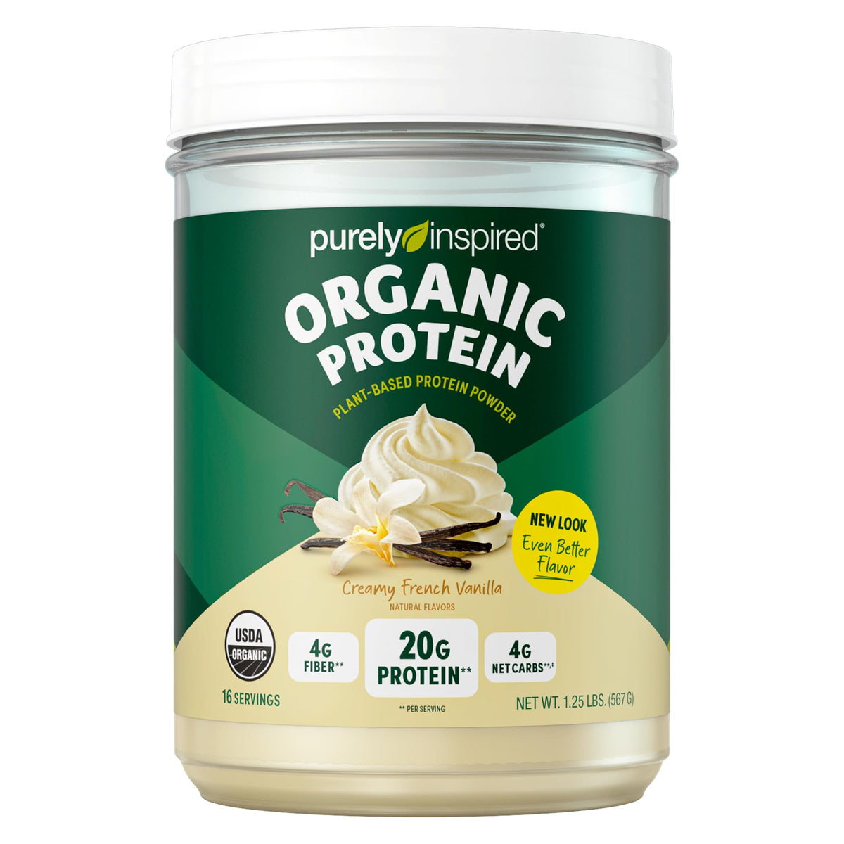 Organic Vegan Protein Powder Pea & Super Greens Powder M954237