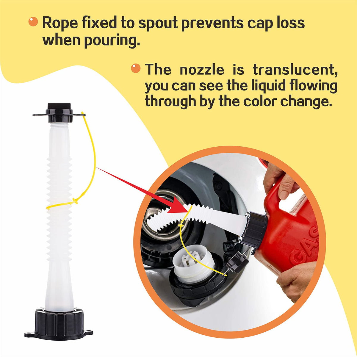 Gas Can Spouts Flexible Pour Nozzle D10895