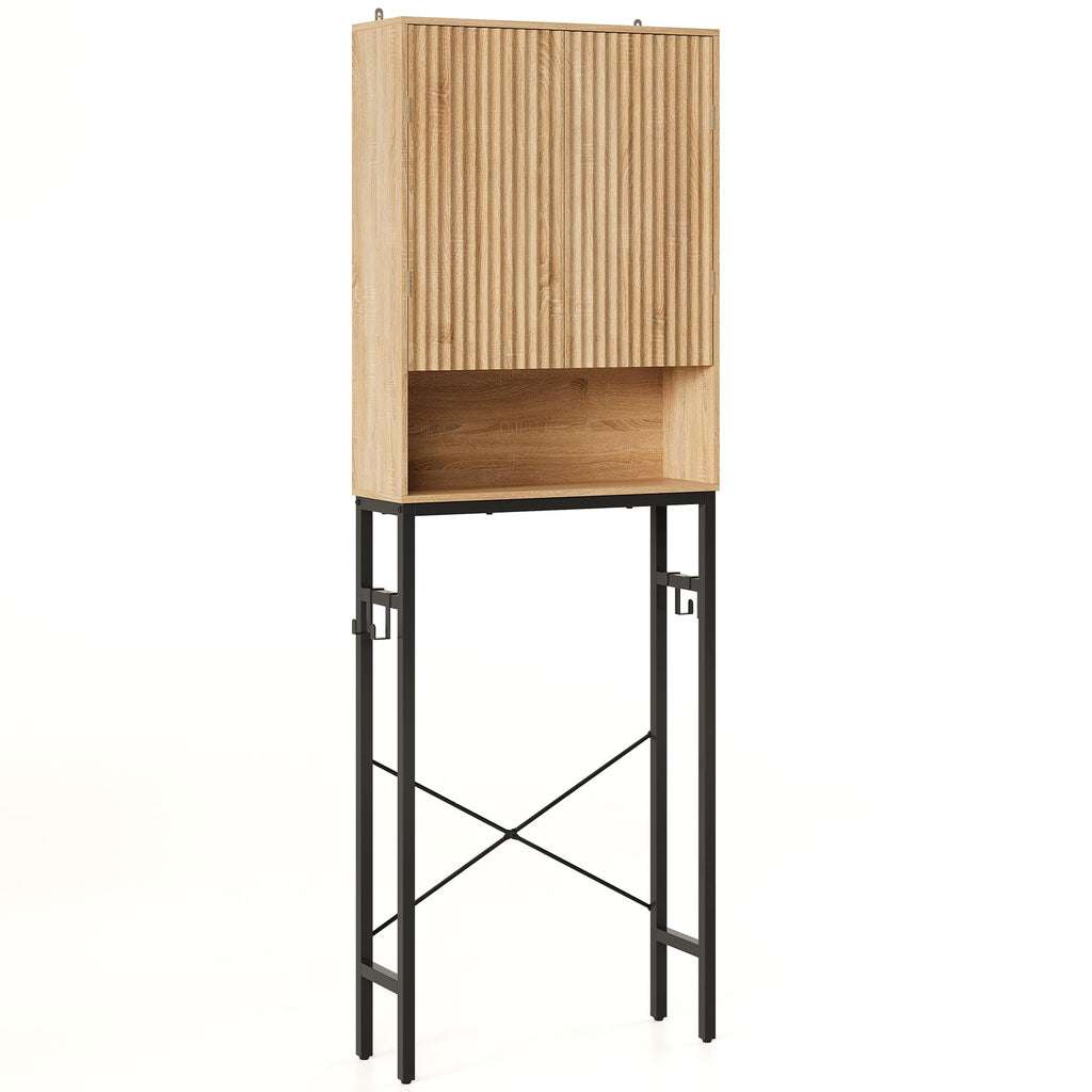 Freestanding Tall Wood Over The Toilet Storage Cabinet F568