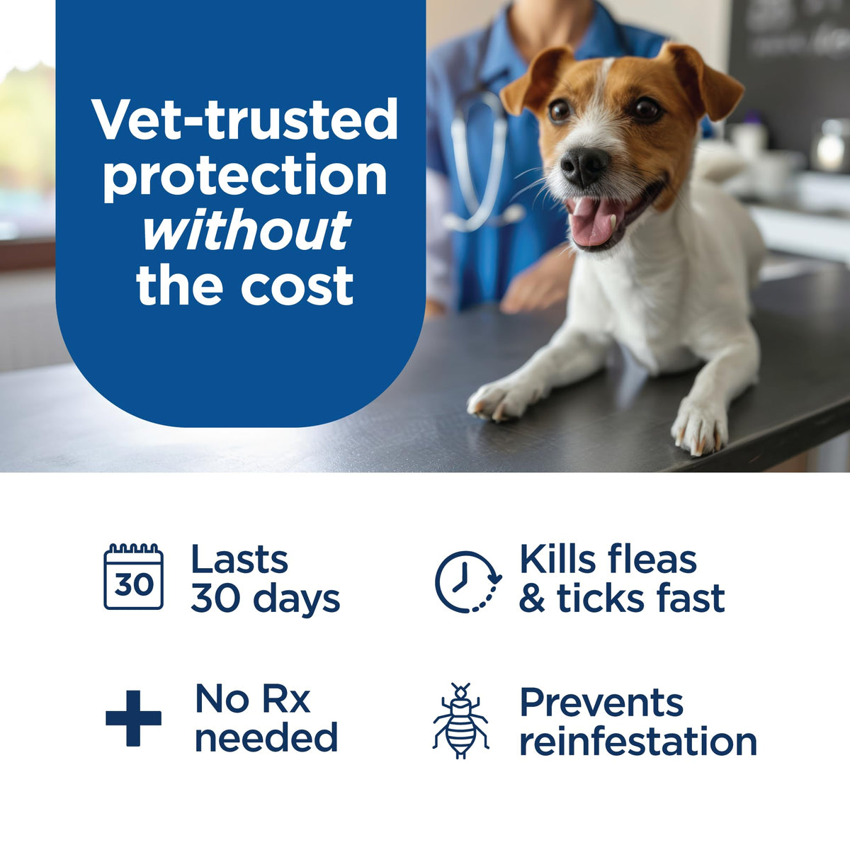 Flea and Tick Prevention for Dogs 23-44 lbs 3 Month Supply G7481