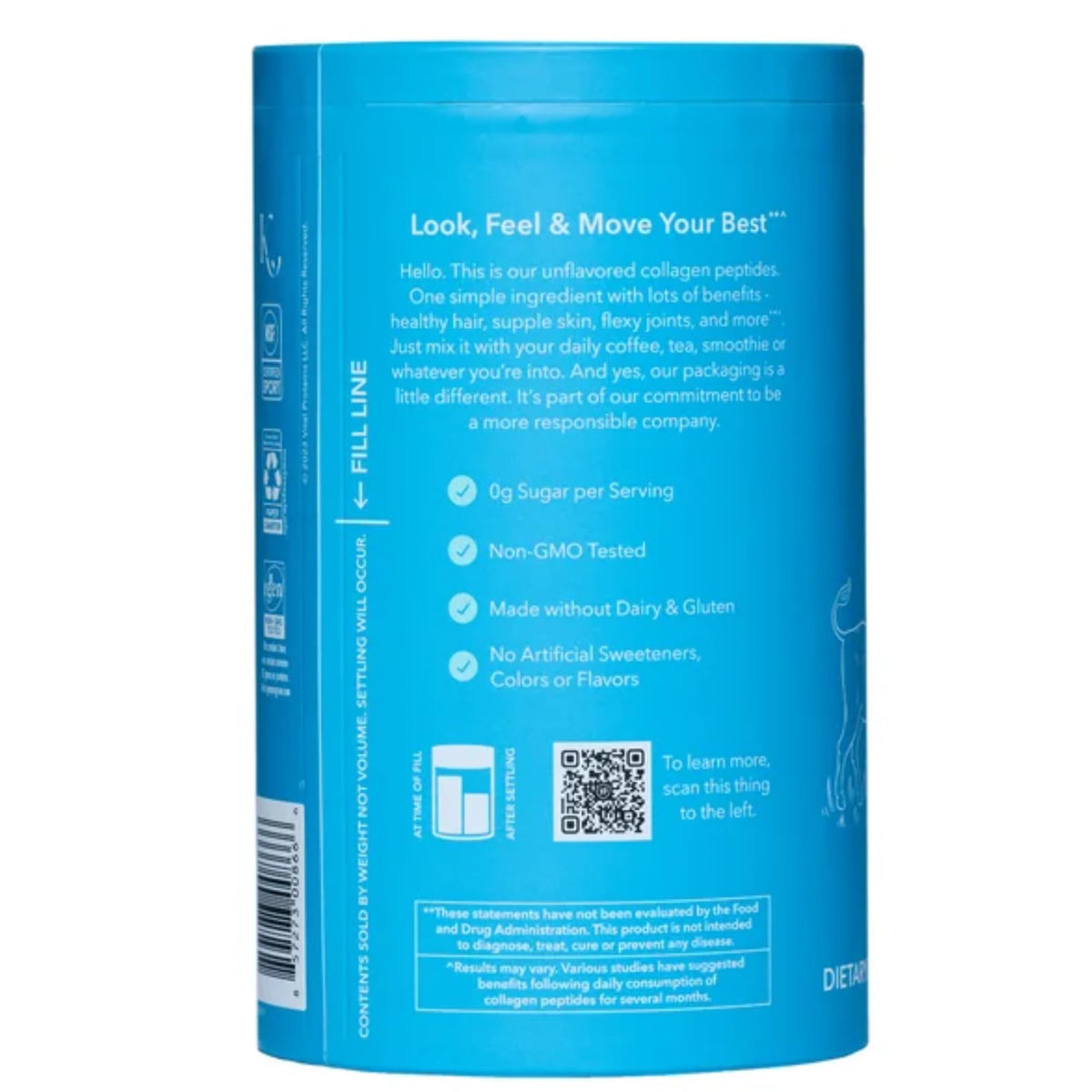 Collagen Peptides Unflavored Dietary Supplement 24 Oz G217303