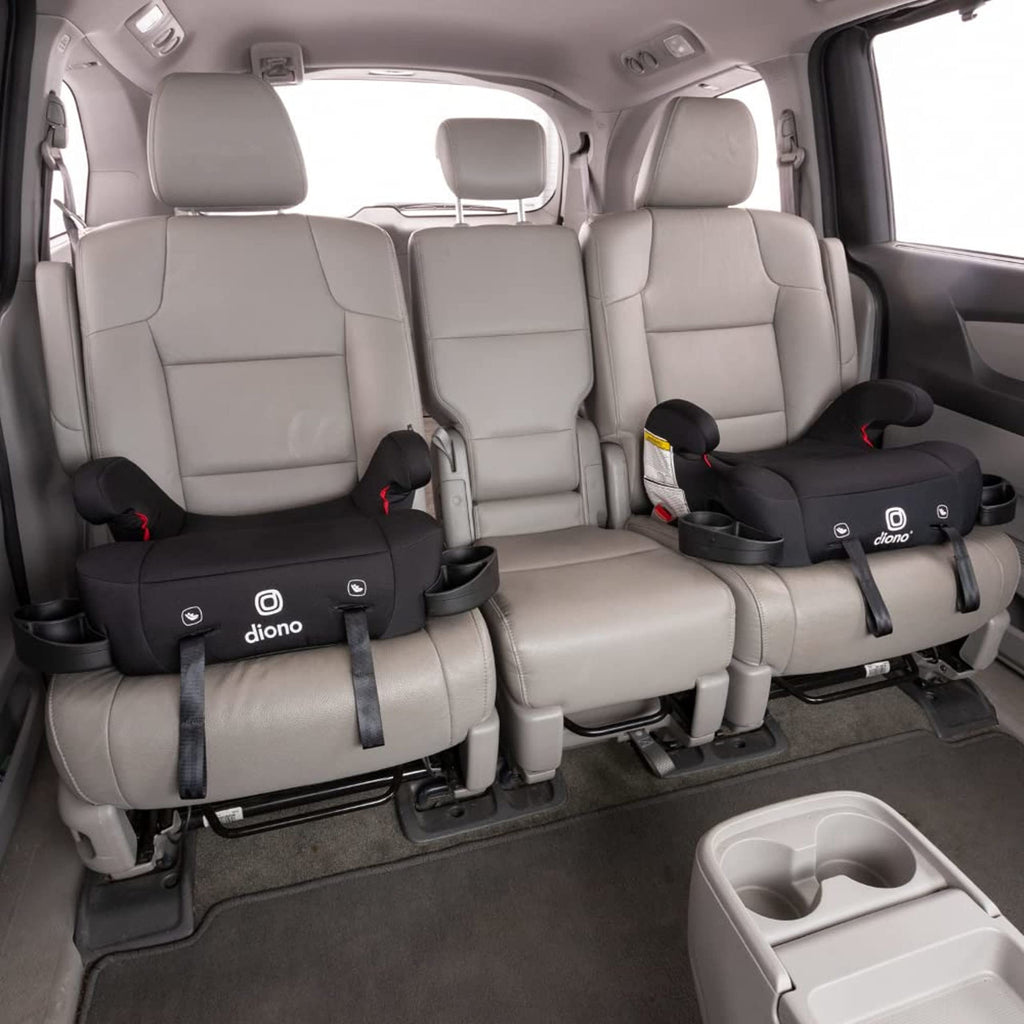 Black Backless Belt-Positioning Booster Car Seat B635