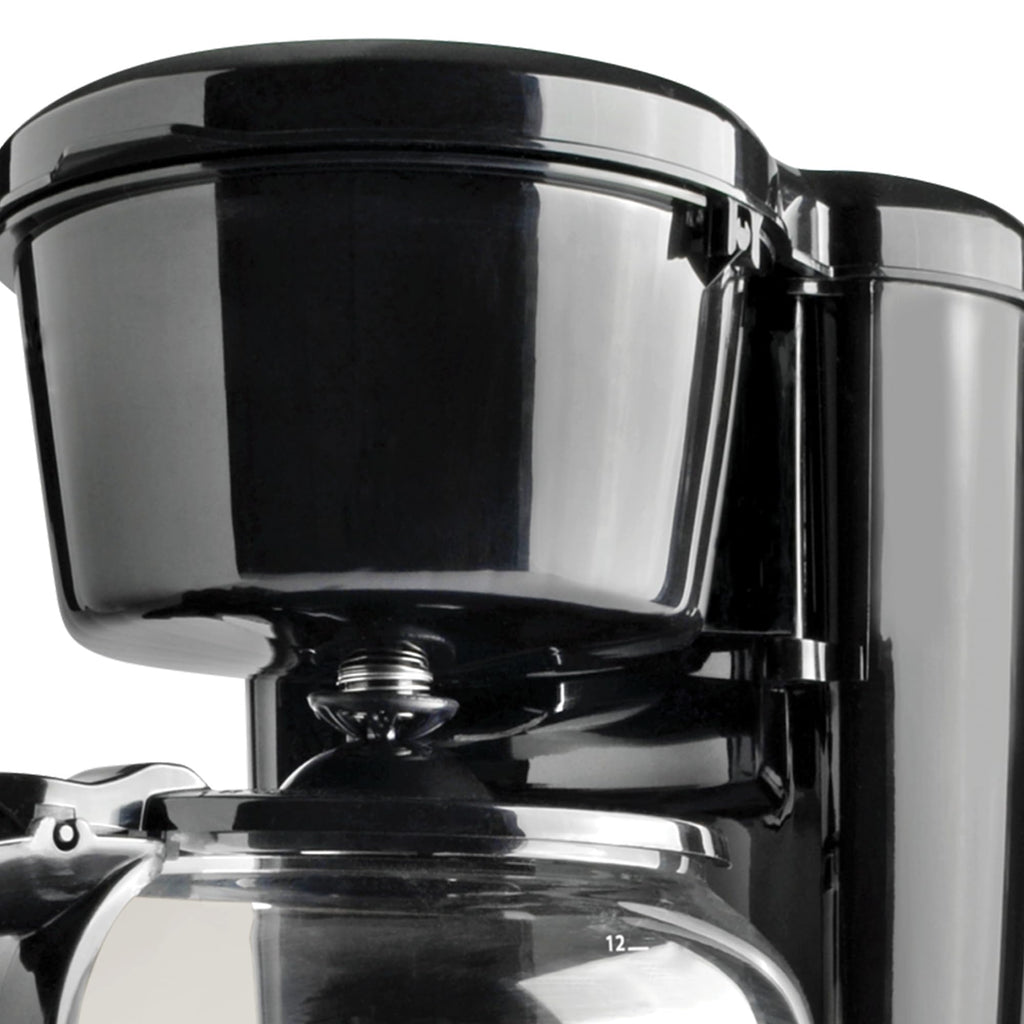 12-Cup Stainless-Steel Coffee Maker with Glass Carafe F620