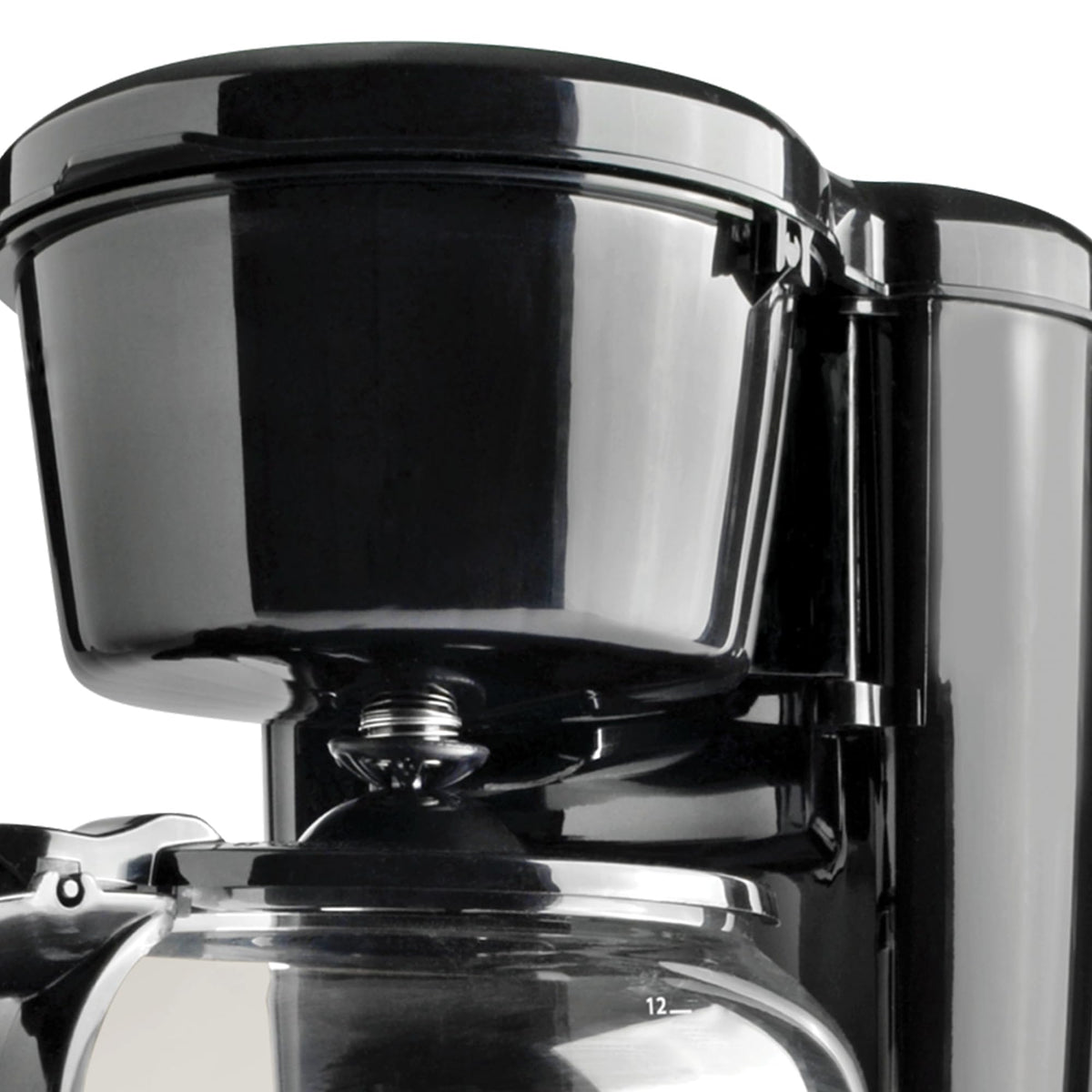 12-Cup Stainless-Steel Coffee Maker with Glass Carafe F620