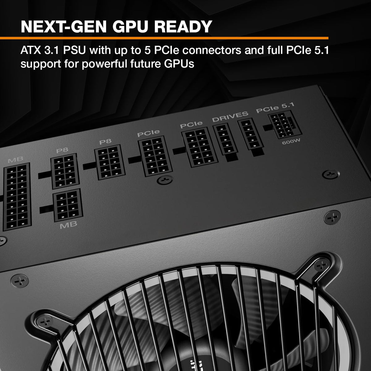 850W Fully Modular ATX 3.1 80+ Gold PSU Y38639